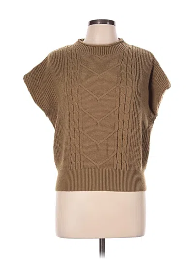 Pre-owned Commense Sweater Vest In Brown