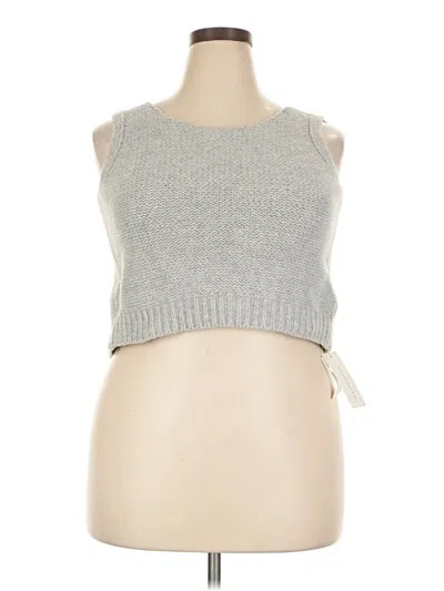 Commense Sweater Vest In Gray