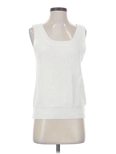 Pre-owned Commense Sweater Vest In White