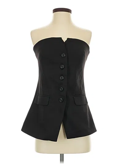 Pre-owned Commense Tube Top Black Strapless Neckline Tops