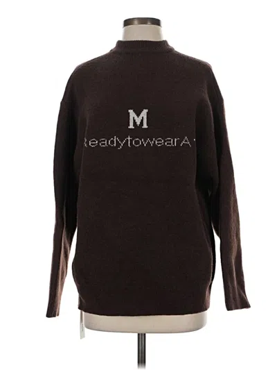 Pre-owned Commense Turtleneck Sweater In Brown