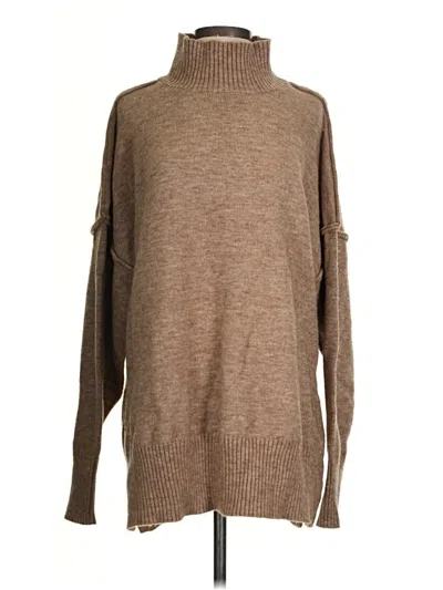 Pre-owned Commense Turtleneck Sweater In Brown
