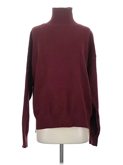 Pre-owned Commense Turtleneck Sweater In Burgundy