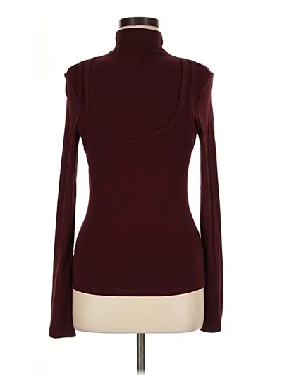 Pre-owned Commense Turtleneck Sweater In Burgundy