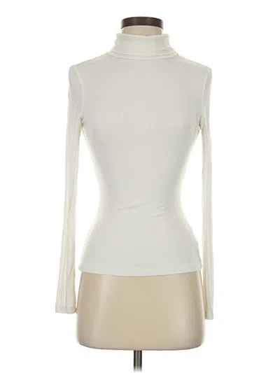Pre-owned Commense Turtleneck Sweater In White
