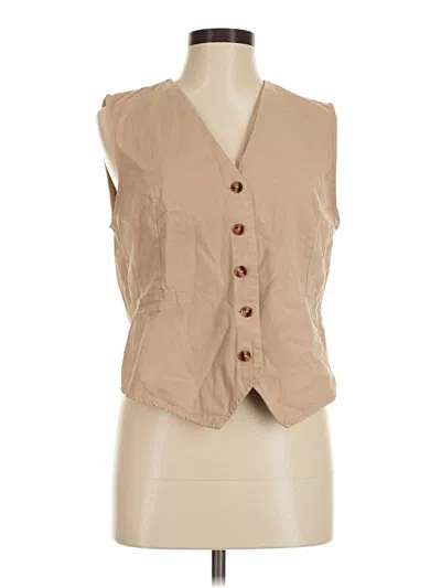 Pre-owned Commense Vest In Tan