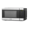 Commercial Chef 0.7-cu. Ft. Countertop Microwave - Black With Stainless Steel Trim In Silver