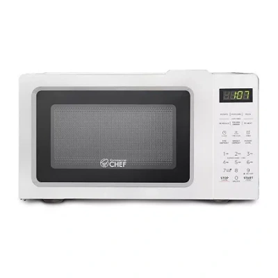 Commercial Chef 0.7-cu. Ft. Countertop Microwave - White