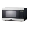 Commercial Chef 0.9-cu. Ft. Countertop Microwave With Push Button Door Release - Stainless Steel Trim In Silver