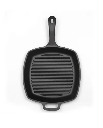 Commercial Chef 10.5in Square Grill Pan In Black