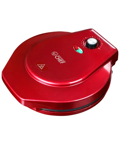 Commercial Chef 12in Pizza Maker In Red