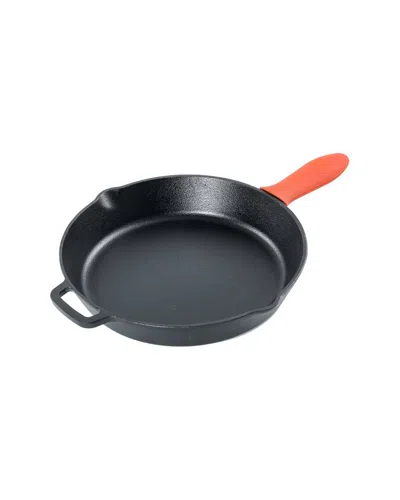 Commercial Chef 12in Skillet With Handle Holder In Black
