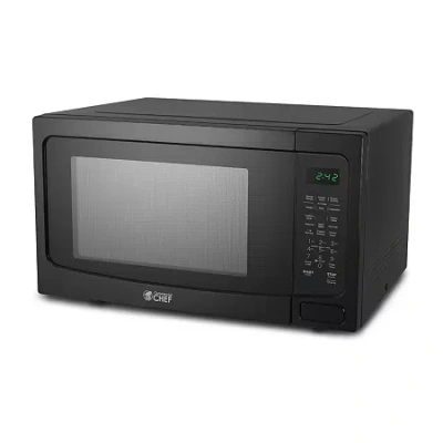 Commercial Chef 1.6 Cu. Ft. Countertop Microwave With Touch Controls & Digital Display & 10 Power Levels In Black