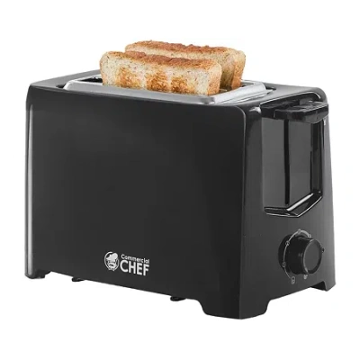 Commercial Chef 2-slice Toaster In Black