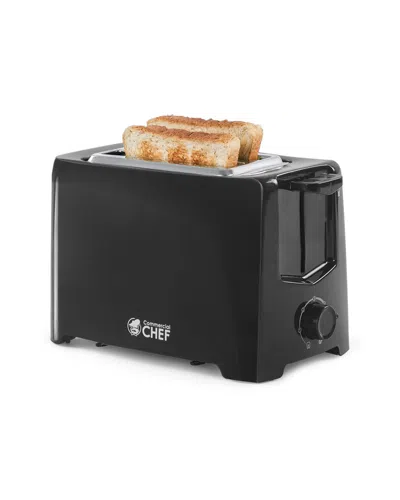 Commercial Chef 2-slice Toaster In Black