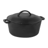 Commercial Chef 5 Quart Cast Iron Dutch Oven In Black