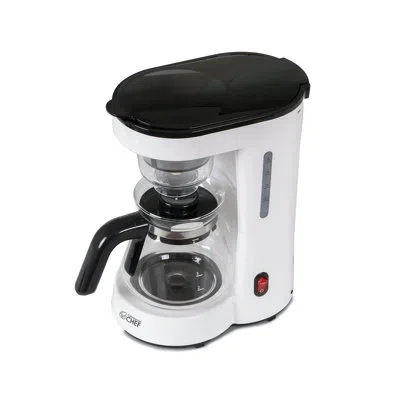 Commercial Chef Chk Series  Coffee Maker, Drip Coffee Maker With Pour Over Filter, 5 Cup Coffee Maker In White