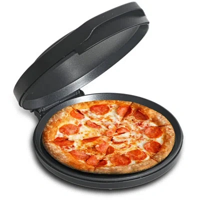 Commercial Chef Chk Series  Pizza Maker With Variable Temperature, 12-inch, Black