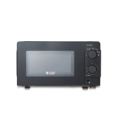 Commercial Chef Chm Series  0.6 Cu.ft Microwave With 6 Power Levels, Black