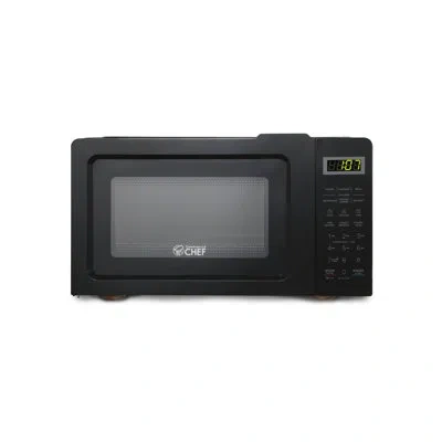 Commercial Chef Chm Series  0.7 Cu.ft Microwave With 10 Power Levels, Black