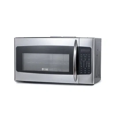 Commercial Chef Chm Series  1.7 Cu. Ft. Over-the-range Convection Microwave Oven, 1000 Watt Microwave In Black