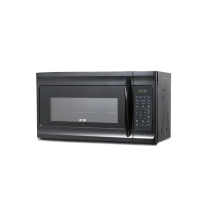 Commercial Chef Chm Series  1.7 Cu. Ft. Over-the-range Microwave Oven, 1000 Watt Microwave With 10 Po In Black