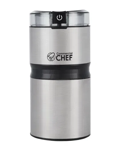 Commercial Chef Coffee Grinder In Silver