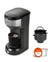 COMMERCIAL CHEF COFFEE MACHINE, K CUP COFFEE MAKER 13 OUNCE WATER TANK, SINGLE SERVE COFFEE MAKER AND PORTABLE COFFE