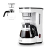 Commercial Chef Drip Coffee Maker With Pour Over Cup In White