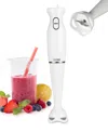 COMMERCIAL CHEF IMMERSION BLENDER, HAND BLENDER WITH STAINLESS STEEL BLADES, IMMERSION BLENDER WITH QUIET MOTOR, ELE