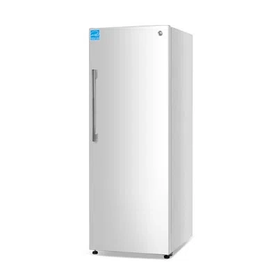 Commercial Cool 11.1 Cu. Ft. Convertible Freezer Refrigerator, Upright Fridge With Glass Shelves, Reversible Door, E In White