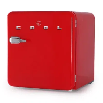 Commercial Cool 1.6 Cu. Ft. Retro Refrigerator In Red