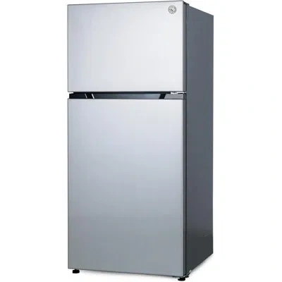 Commercial Cool 18 Cu. Ft. Top Mount Refrigerator With Freezer, 2-door Refrigerator With Top Freezer And Adjustable  In White
