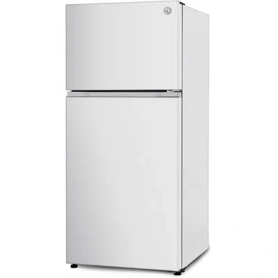 Commercial Cool 20 Cu. Ft. Top Mount Refrigerator With Freezer, 2-door Refrigerator With Top Freezer And Adjustable  In White