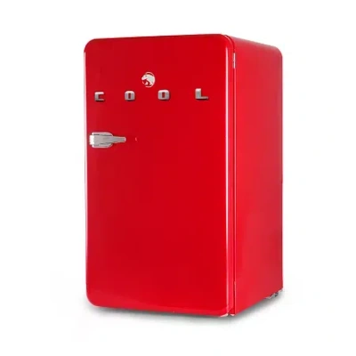 Commercial Cool 3.2 Cu. Ft. Retro Refrigerator In Red