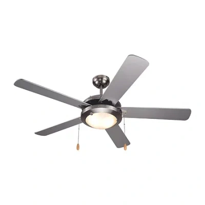 Commercial Cool 52â Modern Ceiling Fan With Lights Cools Up To 350 Sq Ft Featuring 3 Air Flow Speeds With Dual Cha In Gray