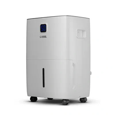 Commercial Cool Ccdw Series 35 Pints Per Day Console Dehumidifier For Rooms Up To 3000 Sq. Ft. In White