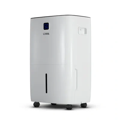 Commercial Cool Ccdw Series  Dehumidifier, Portable Dehumidifier With Continuous Drainage 4500 Sq. Ft In White