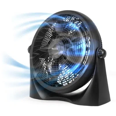 Commercial Cool Ccpac Series  Floor Fan For Home, Garage, Bedroom, Or Office, Cooling Fan For Floor W In Black