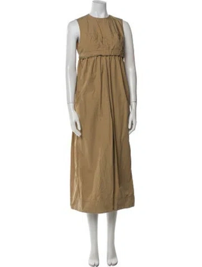Pre-owned Commission 2021 Long Dress In Neutral