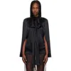 Commission Black Double Blouse In Black