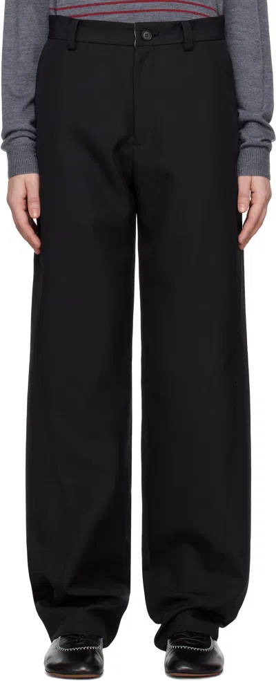 Commission Black Shift Trousers