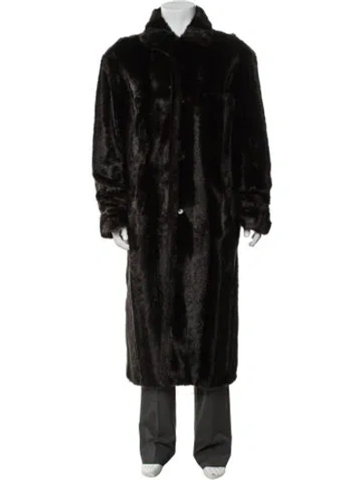 Pre-owned Commission Coat In Black