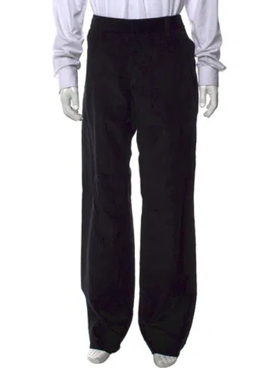 Pre-owned Commission Corduroy Pants In Black