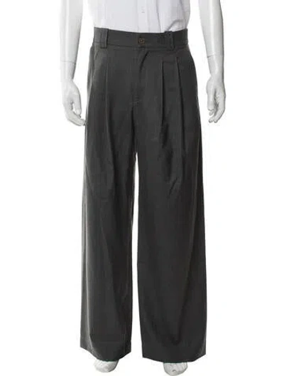 Pre-owned Commission Dress Pants In Gray
