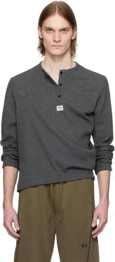 Commission Gray Twisted Henley In Concrete