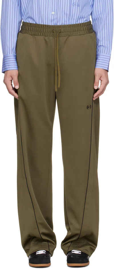 Commission Khaki Shift Track Pants In Olive
