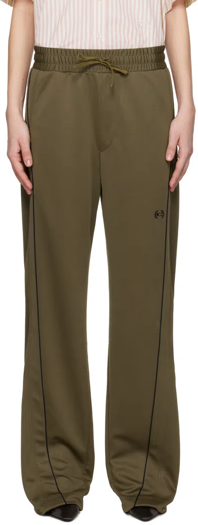 Commission Khaki Shift Track Pants In Olive