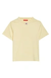 Commission Reversed Baby Tee In Lemon