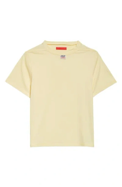 Commission Reversed Baby Tee In Lemon